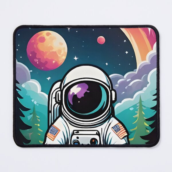 Item preview, Neochrome Astronaut in the Cosmos designed and sold by McKale Jonas.