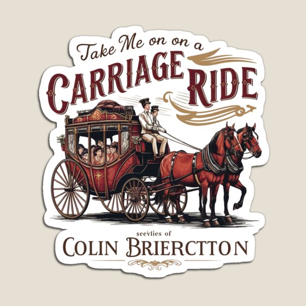 Aperçu de l'œuvre Les promenades en calèche de Colin Bridgerton - Chic London créée et vendue par SophiaMrt.