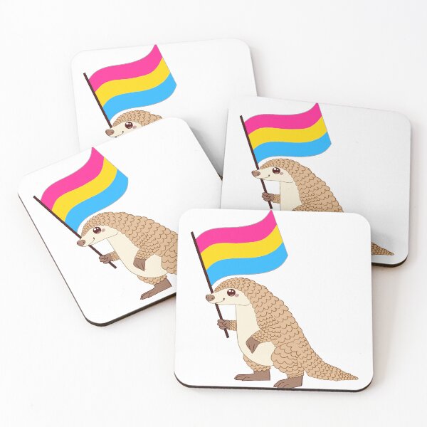 Item preview, Pansexual Pride Pangolin designed and sold by Zac Stigdon.