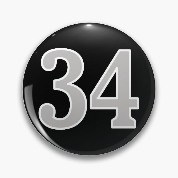 Item preview, tRump Guilty - 34 felony counts - Number 34 - gray black circle designed and sold by Thelittlelord.