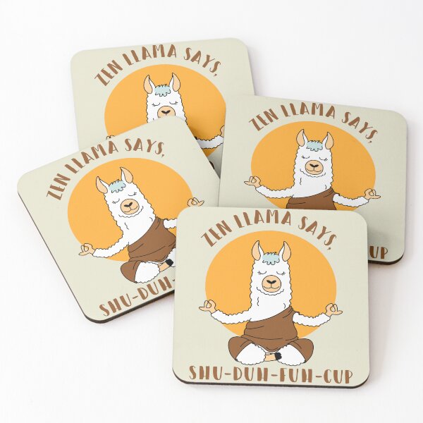 Item preview, Zen Llama says, Shu Duh Fuh Cup Lts designed and sold by Alema Art.