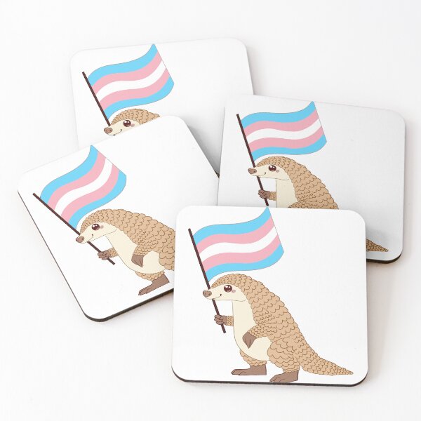Item preview, Trans Pride Pangolin designed and sold by Zac Stigdon.