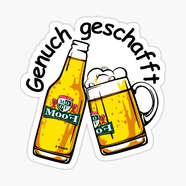 MooF 2024 Genuch geschafft Sticker