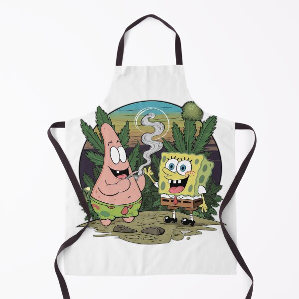 Item preview, Spongebob and Patrick Smoking Weed Cannabis Cartoon Art designed and sold by onicaras.