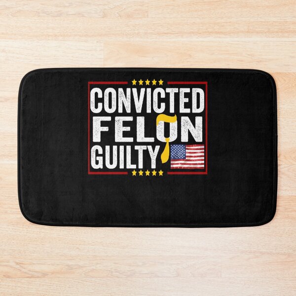 Item preview, Trump Convicted Felon Guilty Political Satire designed and sold by BOUCHERIT amine.
