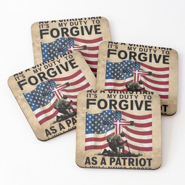 Item preview, As A Christian It's My Duty To Forgive As A Patriot I Will Never Forget designed and sold by Flirt-Teez.