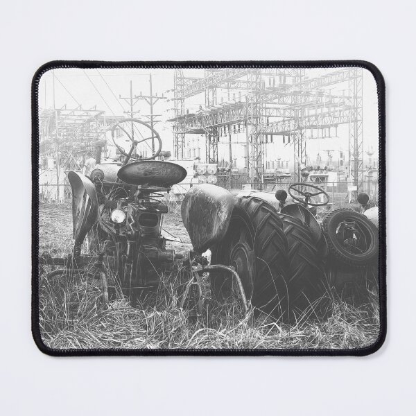 Item preview, Old Technology Meets Modern Infrastructure BW designed and sold by Jim Love.