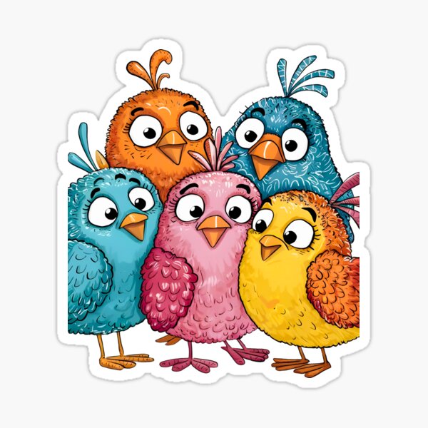 Item preview, "Feathered Friends" designed and sold by RaviSinghUbhi.