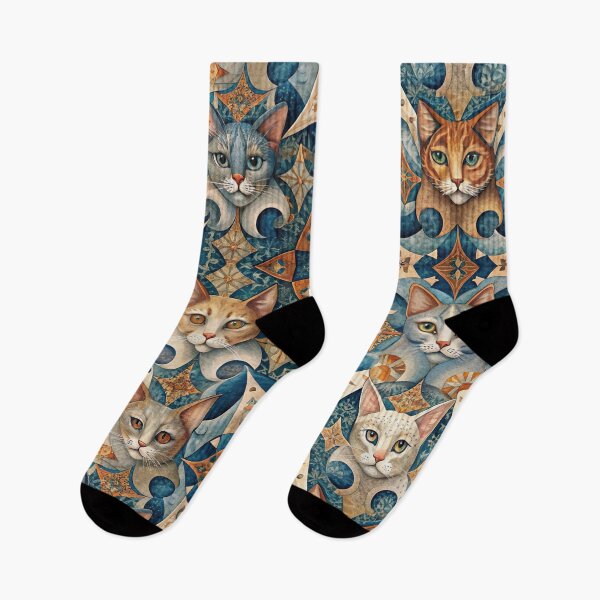 Item preview, CATS KITTENS - TILESELLATION MOSAIC TAPESTRY - D2 designed and sold by CuPensky.