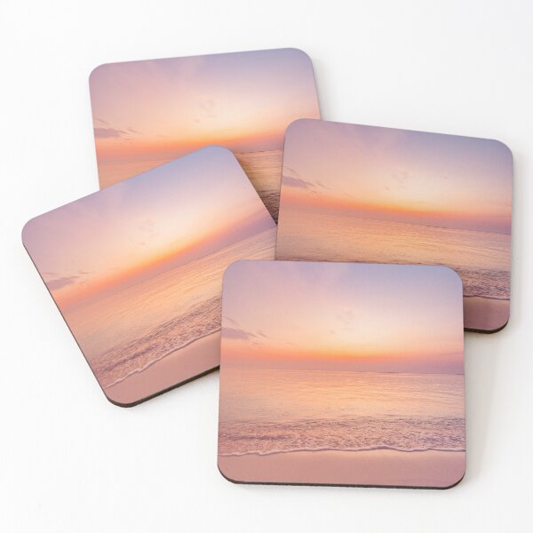 Item preview, Dreamy heavenly sunset coast wave corals designed and sold by icemanphotos.