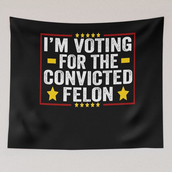 Item preview, Trump Convicted Felon Guilty Political Satire designed and sold by BOUCHERIT amine.