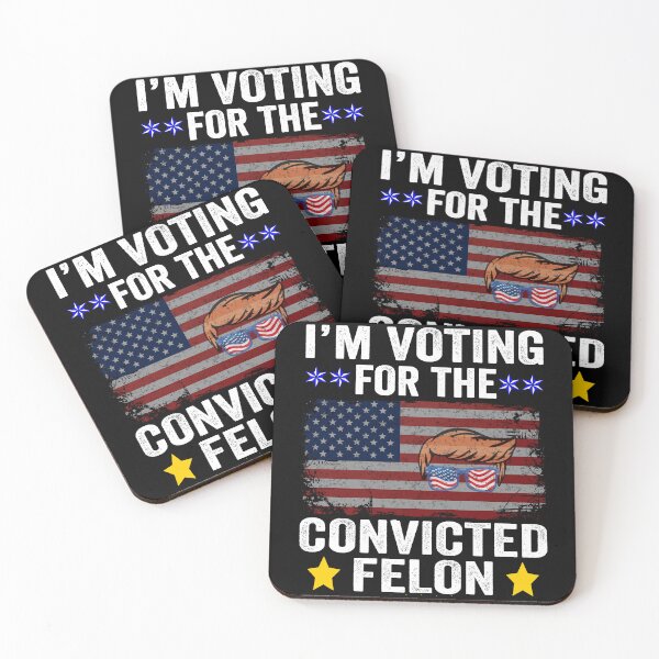 Item preview, Trump Convicted Felon Guilty Political Satire designed and sold by BOUCHERIT amine.