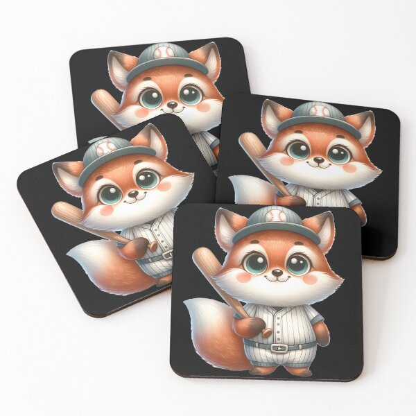 Item preview, Funny animals. Baseball graphics with a fox. designed and sold by BanShopDG.