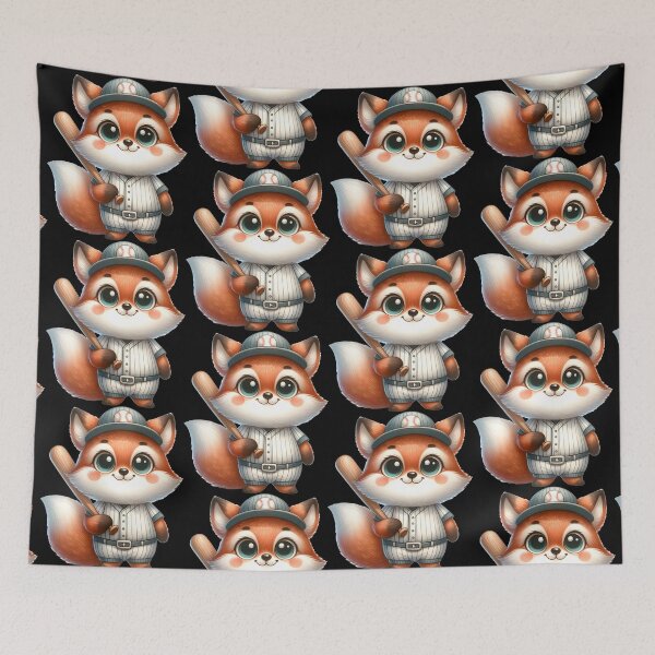 Item preview, Funny animals. Baseball graphics with a fox. designed and sold by BanShopDG.