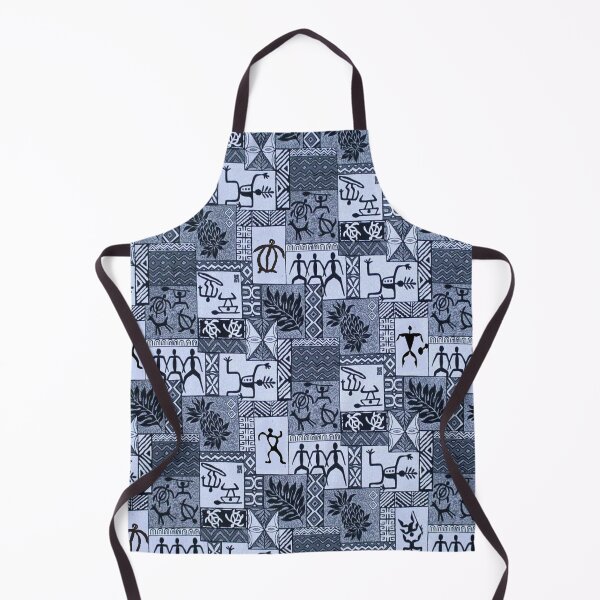Item preview, Hawaiian Petroglyph Honu and Paddlemen Tapa designed and sold by J Marielle Designs.