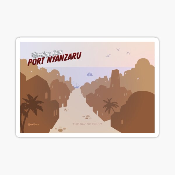 Item preview, Greetings from Port Nyanzaru designed and sold by owlbare.
