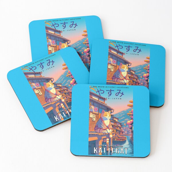 Artikelvorschau, Die Meow-nificent Vacations Collection 02 - Kanto - Japan - Reisen für Katzenliebhaber entworfen und verkauft von KattegatStore.