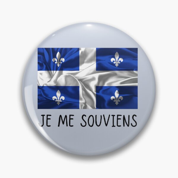 Item preview, je me souviens Québec drapeau designed and sold by FatBirdie.