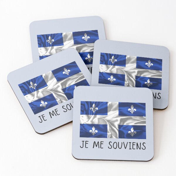Item preview, je me souviens Québec drapeau designed and sold by FatBirdie.