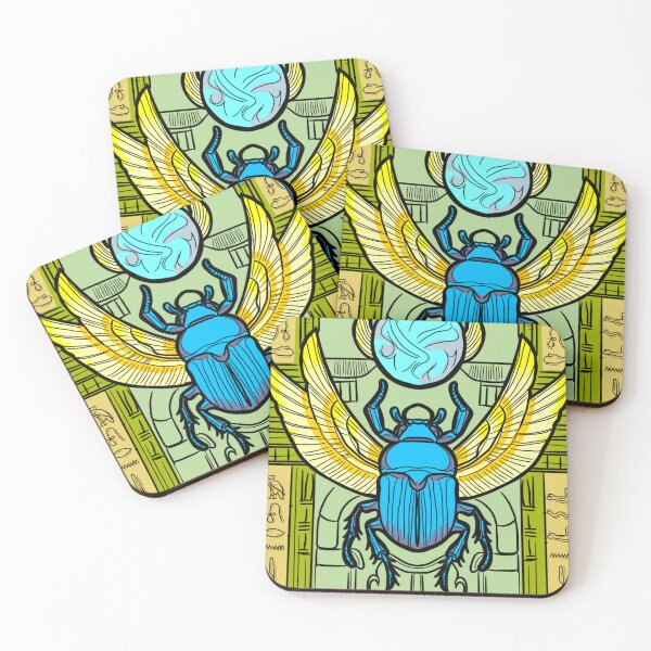 Item preview, Egyptian Scarab Beetle - birth rebirth designed and sold by BagChemistry.