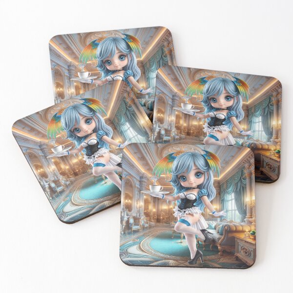 Item preview, Furry Maids Chibi Blue Macaw Tininha designed and sold by CHIBI_POPZ.