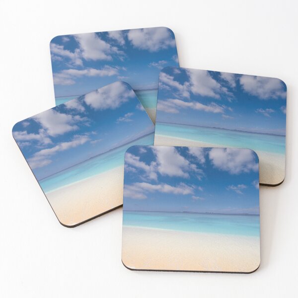 Item preview, Sunny beach shore wallpaper background designed and sold by icemanphotos.