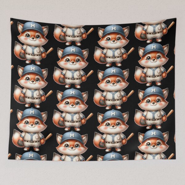 Item preview, Funny animals. Baseball graphics with a fox. designed and sold by BanShopDG.