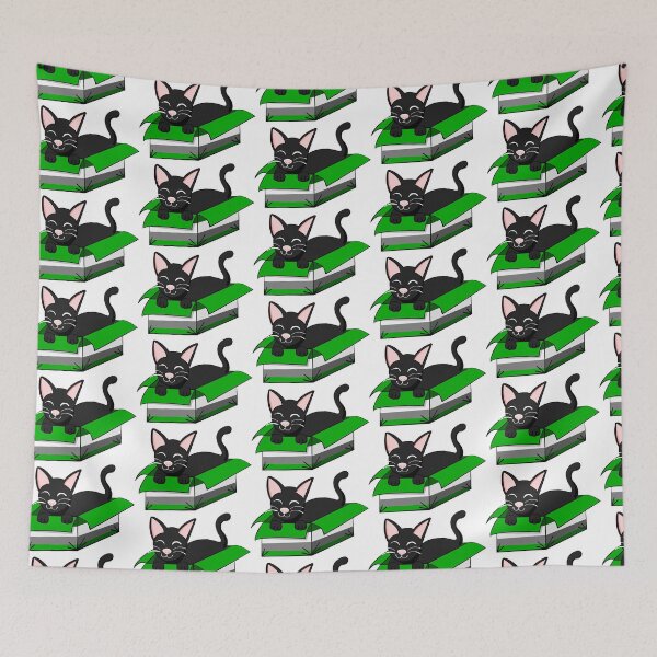 Item preview, Kitty Content in Their Identity designed and sold by HarveyHandcraftsandDesigns.
