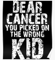 dear cancer t-shirts Poster