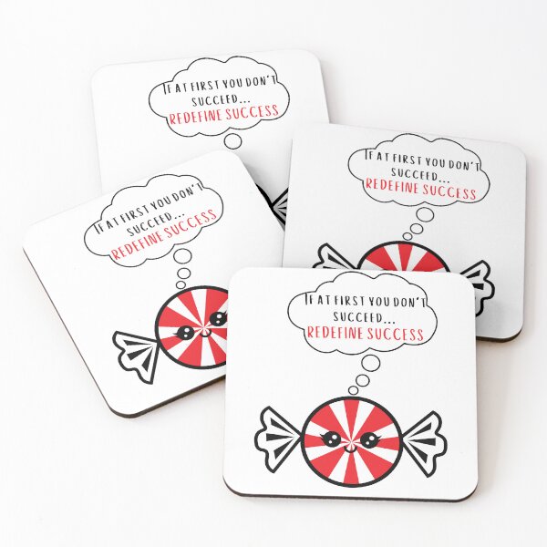 Item preview, Encouraging Mint - If at first you don't succeed... redefine success designed and sold by PawsitivelyElla.