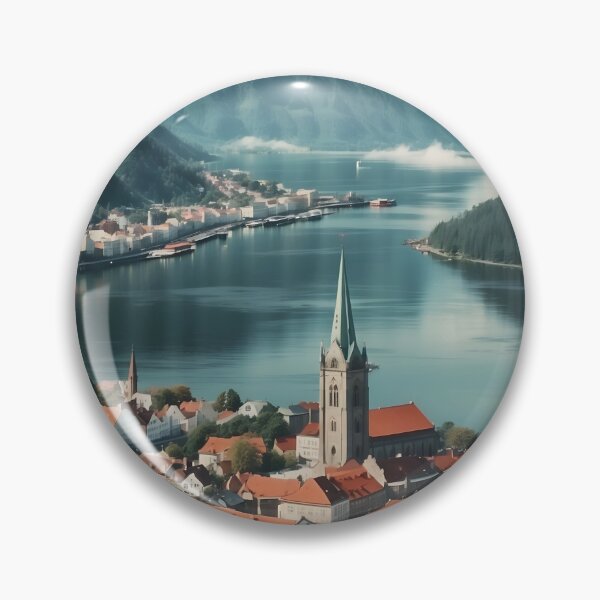Item preview, Vintage Bergen Illustrations: Captivating Norwegian Charm designed and sold by Ceemko's Vintage Corner.
