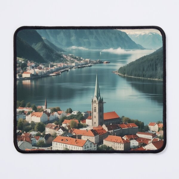 Item preview, Vintage Bergen Illustrations: Captivating Norwegian Charm designed and sold by Ceemko's Vintage Corner.