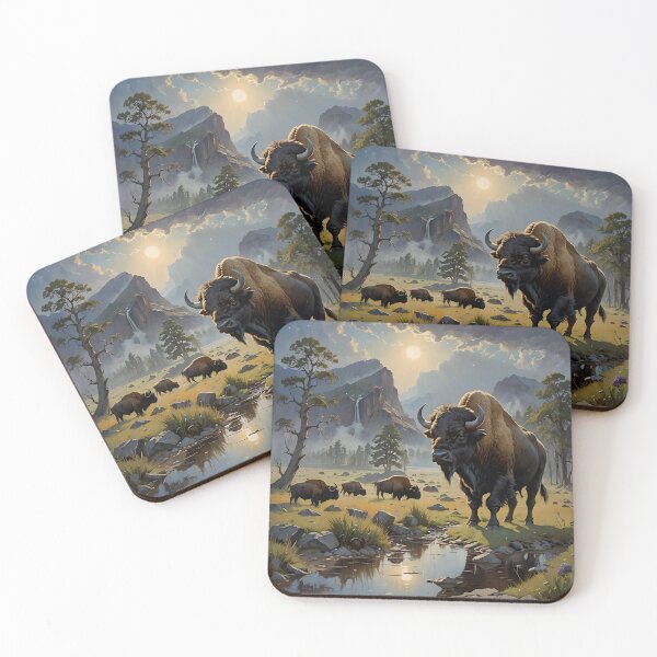 Item preview, Wild Buffalo designed and sold by ArtificialArtz.