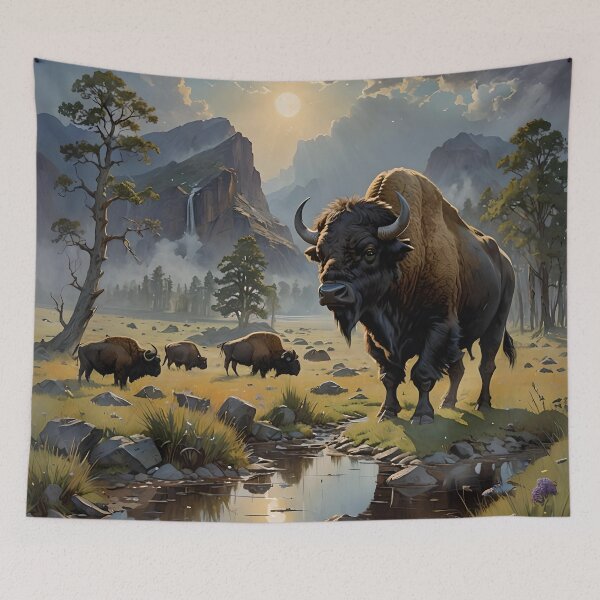 Item preview, Wild Buffalo designed and sold by ArtificialArtz.