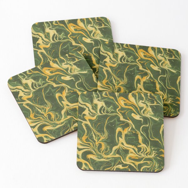 Item preview, green and yellow marble design designed and sold by metebf.