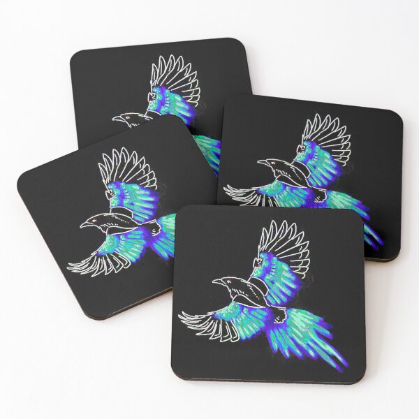 Item preview, Neon Magpie designed and sold by redactedcrow.