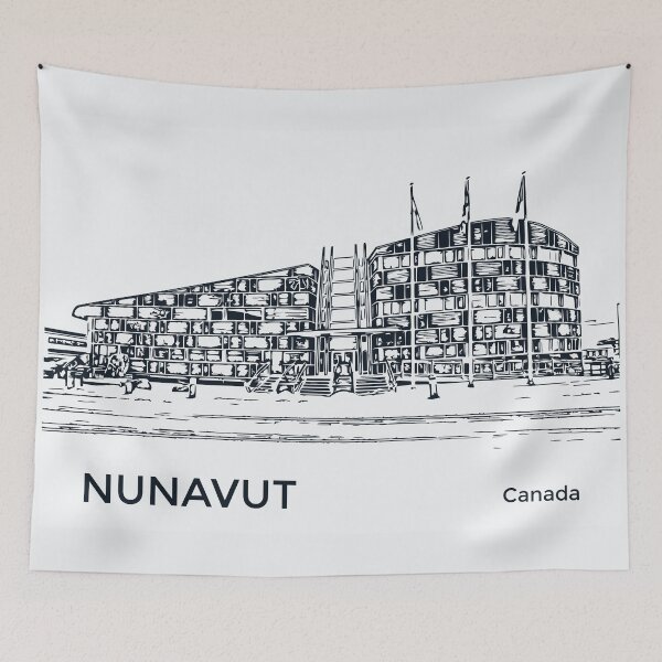 Item preview, Nunavut Canada designed and sold by Lakeric Cityscapes.