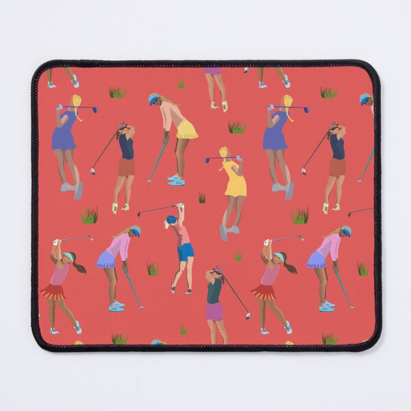 Item preview, Golf girls on the course - coral version designed and sold by Flyingwall.