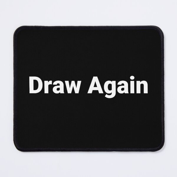 Item preview, Draw Again designed and sold by Text-based T-Shirts and Gifts.