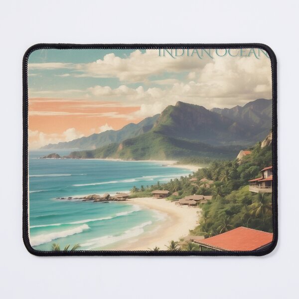 Item preview, Vintage Seychelles Illustrations: Exotic Island Paradise designed and sold by Ceemko's Vintage Corner.