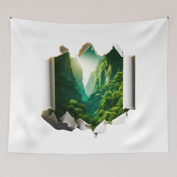 Item preview, Enigmatic Revelation Green Utopia designed and sold by AI-Only Creations.