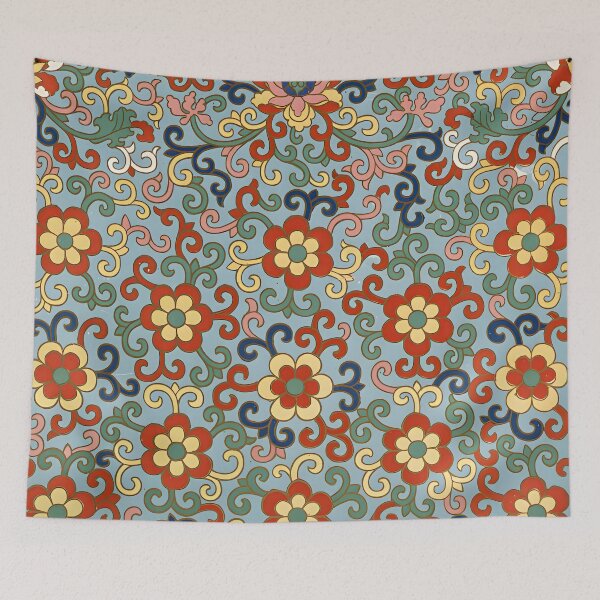 Item preview, oriental inspired  intricate flowers  designed and sold by metebf.
