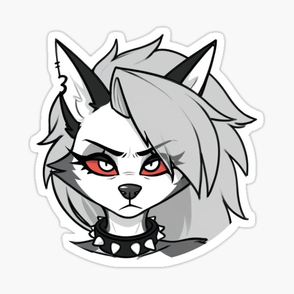 Item preview, Loona Grumpy (Cute Headshot) designed and sold by DrawsWhenHungry.