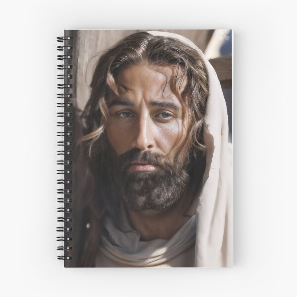 Artikelvorschau, Jesus von Nazareth: Porträt inspiriert vom Grabtuch entworfen und verkauft von ShroudFaceAI.