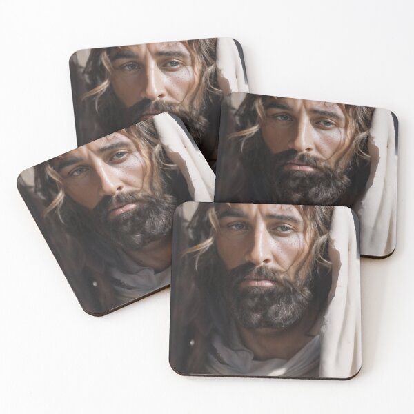 Item preview, Jesus of Nazareth: Portrait Inspired by the Shroud designed and sold by ShroudFaceAI.