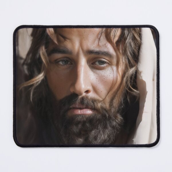Item preview, Jesus of Nazareth: Portrait Inspired by the Shroud designed and sold by ShroudFaceAI.