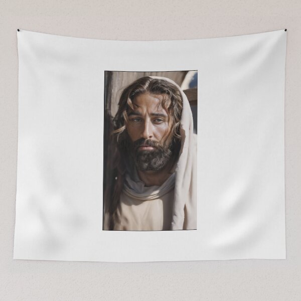 Item preview, Jesus of Nazareth: Portrait Inspired by the Shroud designed and sold by ShroudFaceAI.