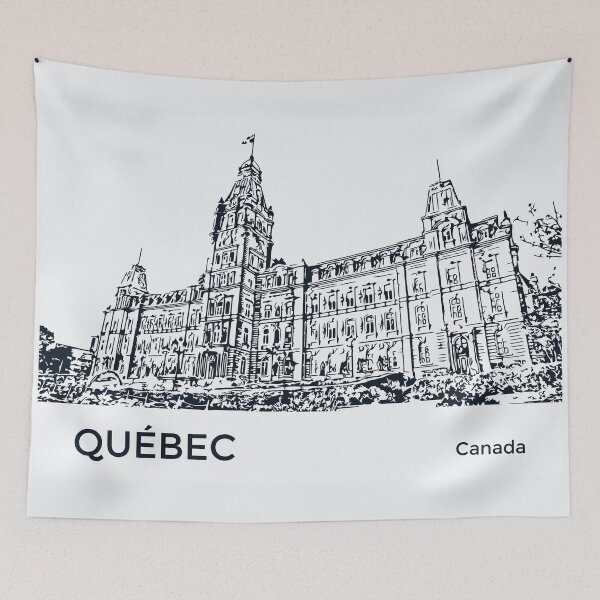 Item preview, Quebec Canada designed and sold by Lakeric Cityscapes.