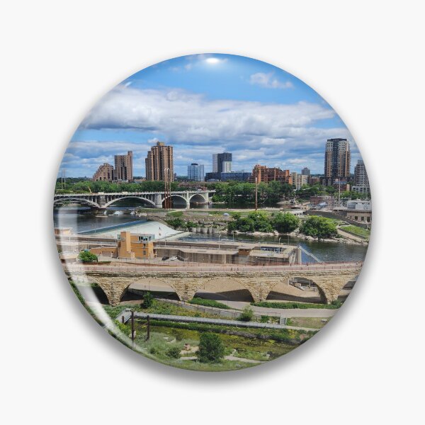 Artikelvorschau, Stone Arch Bridge und St. Anthony Falls, Minneapolis, MN entworfen und verkauft von WinterRisks.