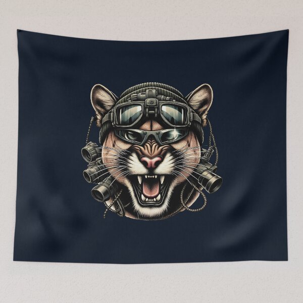 Item preview, MR. FURIOUS PUMA - The Vigilant Guardian designed and sold by MarkMotta.